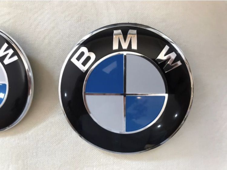 Logo BMW 82 และ 74 โลโก้ ฝากระโปรง ใส่ 318i 320i 323i 520i 523i 525i 530i X1 X5 E36 E46 E90 E34 E39 E60 F10 F30 E85 Z4 E65 E66 รูปที่ 5