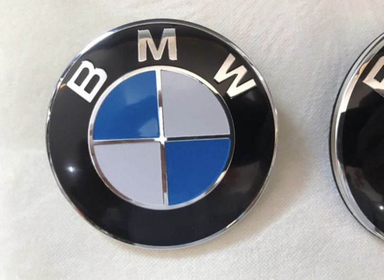 Logo BMW 82 และ 74 โลโก้ ฝากระโปรง ใส่ 318i 320i 323i 520i 523i 525i 530i X1 X5 E36 E46 E90 E34 E39 E60 F10 F30 E85 Z4 E65 E66 รูปที่ 4