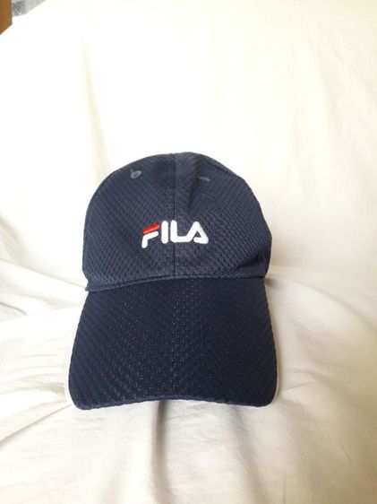 หมวกแก็ป FILA ผ้าร่ม สีกรมท่าของแท้ รูปที่ 1