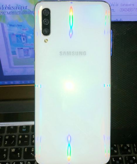 Samsung Galaxy A70 RAM8 ROM128 White สภาพสวย พร้อมใช้ รูปที่ 2