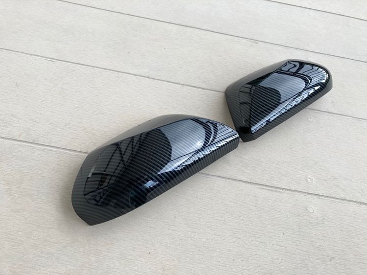 ชุดแต่ง ครอบกระจกข้าง Toyota Camry ACV70 รุ่น2018 ลาย Carbon Kevla รูปที่ 3