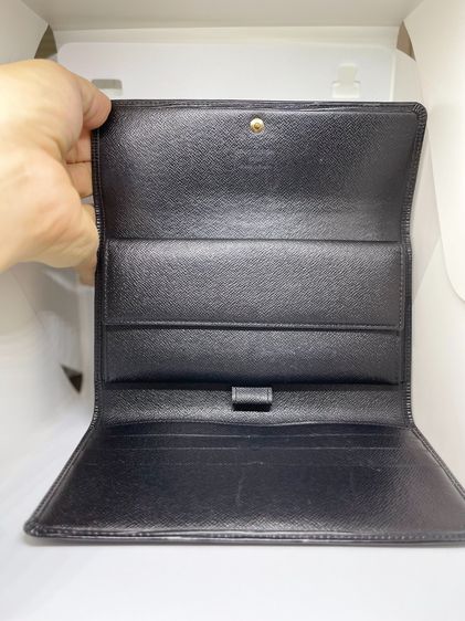 กระเป๋าสตางค์ Louis Vuitton LV porte tresor intenational หนัง epi สีดำ รูปที่ 6