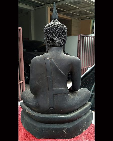 พระบูชาอู่ทอง หน้าตัก 9 นิ้ว หลวงพ่อเต๋ คงทอง วัดสามง่าม ทำบุญอายุครบ 80 ปี พ.ศ. 2514 รูปที่ 2