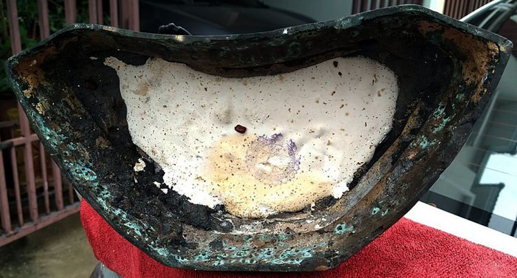 พระบูชาอู่ทอง หน้าตัก 9 นิ้ว หลวงพ่อเต๋ คงทอง วัดสามง่าม ทำบุญอายุครบ 80 ปี พ.ศ. 2514 รูปที่ 3