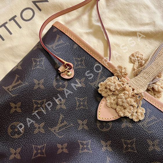 Louis Vuitton Neverfull mm มือสอง รูปที่ 7