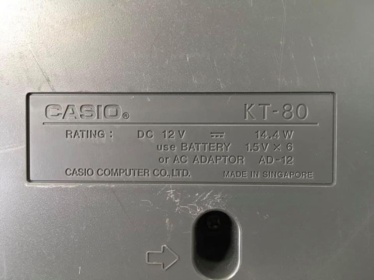 รหัสสินค้า KBX167 คีย์บอร์ด CASIO KT-80 (สินค้าไม่พร้อมใช้งาน ต้องซ่อม) รูปที่ 16