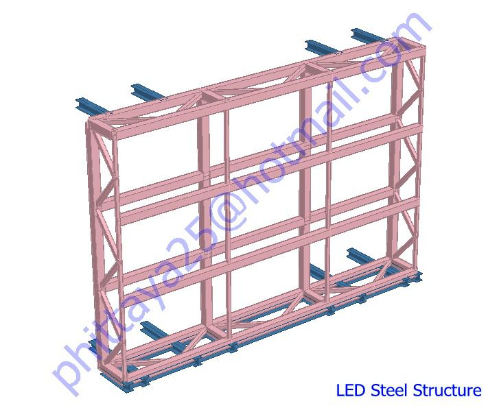 รับคำนวณ เขียนแบบ งานโครงสร้างเหล็ก โรงงาน ป้าย LED รับเซ็นต์รับรองงานด้วยวิศวกรโยธา ระดับภาคี, รับตรวจสอบอาคารที่ได้รับผลจากแผ่นดินไหว รูปที่ 6