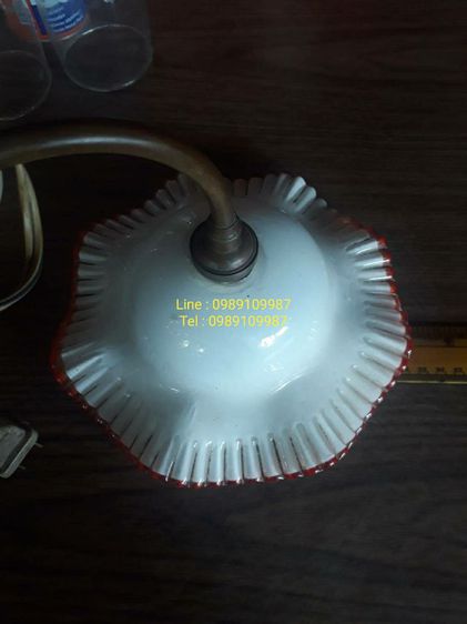 โคมไฟจีบสะบัด-จับกลีบแดง
งานกระเบื้องเก่า ขนาด 8"  รูปที่ 11