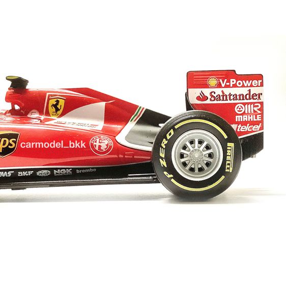 โมเดลรถเหล็ก Ferrari F1 Formula 1 SF15-T Sebastian Vettel แบรนด์ Bburago ขนาด 1 ต่อ 24 Formula One โมเดลรถรถแข่ง, รถแข่งเฟอร์รารี่ Diecast รูปที่ 6