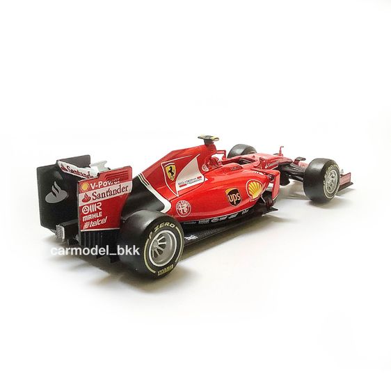 โมเดลรถเหล็ก Ferrari F1 Formula 1 SF15-T Sebastian Vettel แบรนด์ Bburago ขนาด 1 ต่อ 24 Formula One โมเดลรถรถแข่ง, รถแข่งเฟอร์รารี่ Diecast รูปที่ 8