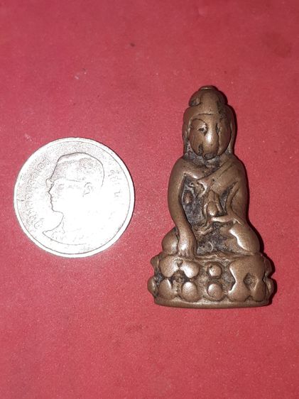 พระกริ่ง เนื้อสำริด อุดผงด้านหลัง ปี 24xx ผิวพระเดิมๆ ผิวหิ้ง สภาพใช้ เดิมๆ ไม่ผ่านการแต่งใดๆ เก่า แท้ หายาก ไม่รู้ที่ รูปที่ 8