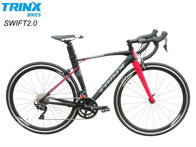 จักรยานเสือหมอบ TRINX SWIFT 2.0 2021 เสือหมอบแอโร่ เฟรมอลูมิเนียม ตะเกียบคาร์บอน เกียร์ Shimano 105 R7000 22 สปีด