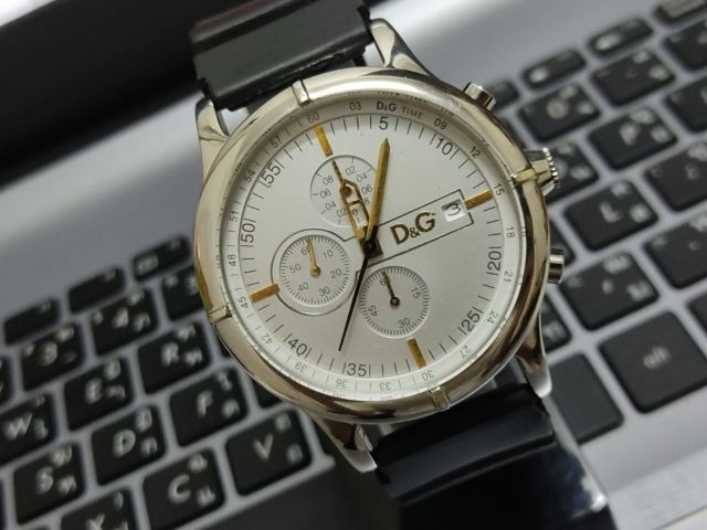 D and G นาฬิกา Dolce and Gabbana Chronograph จับเวลา รูปที่ 2