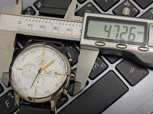 D and G นาฬิกา Dolce and Gabbana Chronograph จับเวลา รูปที่ 9