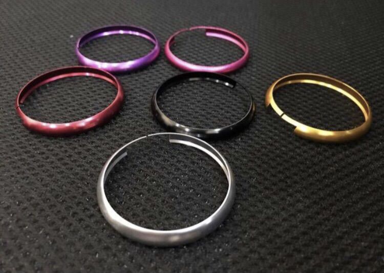 ขอบโลหะ กุญแจรีโมท MINI Cooper R55 R56 R57 R60 รุ่น รีโมทจานบิน Push Start Engine รูปที่ 2