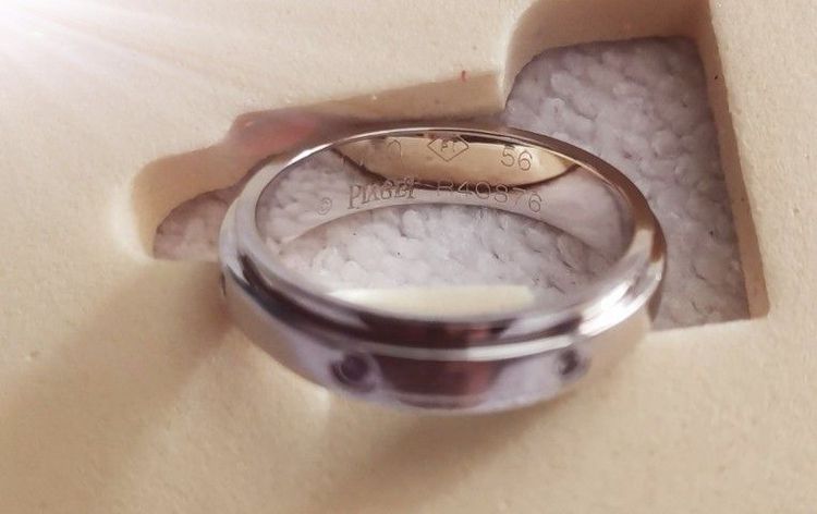แหวน​ Piaget 2​ ชั้น​ ไซส์​56 แท้ รูปที่ 3