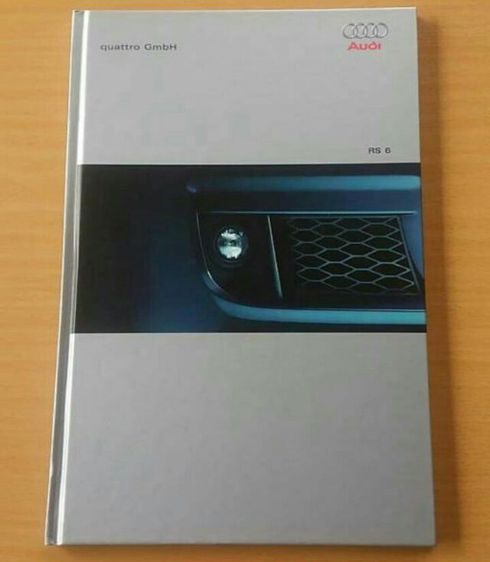 แค็ตตาล็อค Audi RS6 โฉม C5 เป็นของใหม่ ประมูลยะฮูมาไม่เคยแกะมาเปิดดูเล่น รูปที่ 1