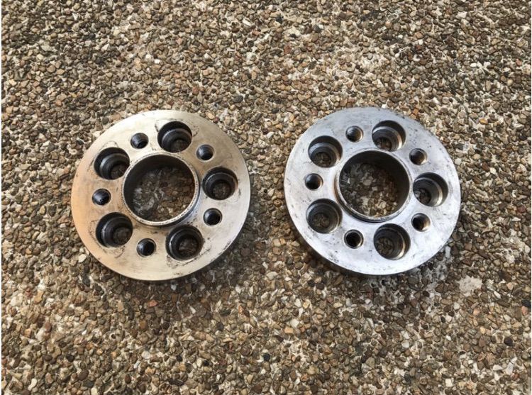 🛞 สเปเซอร์ ล้อ Audi 5 รู 100 หนา 23mm. มี 1 คู่ พร้อมน้อตล้อ AUDI TT MK1 และจอไมล์ AUDI TT Coupe MK1 A3 A4 A6 S6 B5 และ B5.5 รูปที่ 3