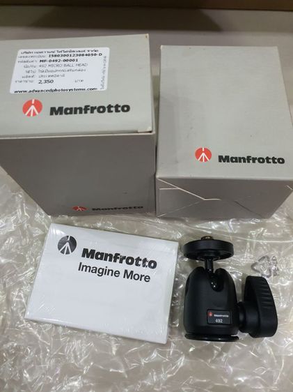 manfrotto 492 micro ball head ของใหม่ ลดราคาพิเศษ 2,350 เหลือ 1,799 รูปที่ 2