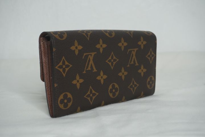 กระเป๋าสตางค์หลุยส์ Louis Vuitton Wallet รุ่น Sarah ลาย Monogram สภาพใหม่ ของแท้ รูปที่ 4
