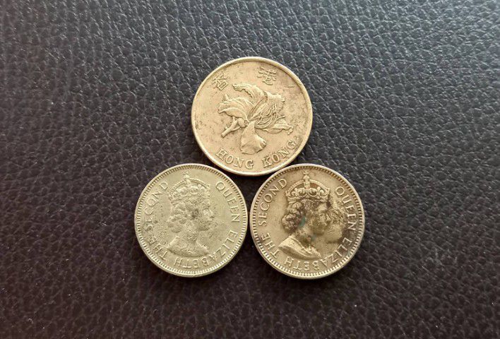 (BK-7075) เหรียญฮ่องกง  10 CENTS 1955 ,1974 THE SECOND QUEEN ELIZABETH และ 50 CENTS 1994 ( เซ็ต 3 เหรียญ) รูปที่ 3