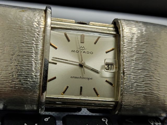 Movado Ermetoscope นาฬิกาพกนักเดินทางโบราณ รูปที่ 3