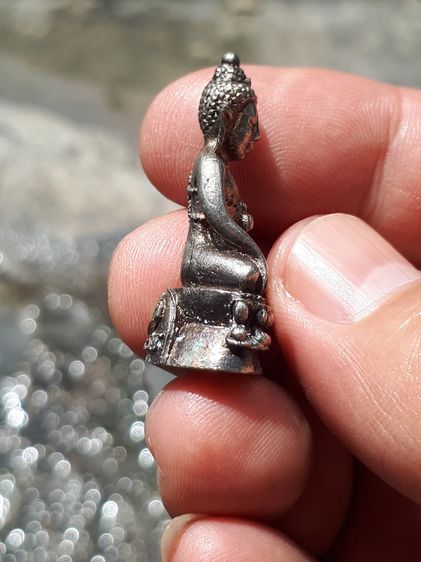 พระกริ่งญาณวิศิษฏ์ รุ่นสร้างเจดีย์ หลวงพ่อทอง วัดอโศการาม สมุทรปราการ ปี2548 เนื้อเงิน เก่า แท้ หายาก  รูปที่ 5