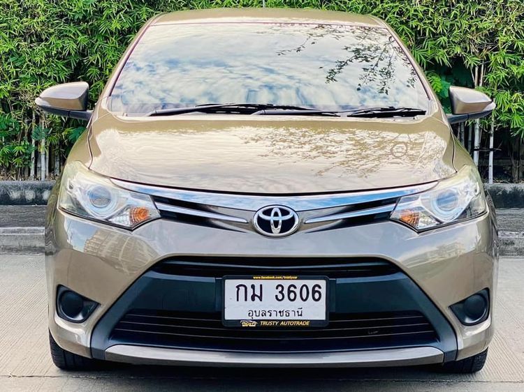 Toyota เบนซิน เกียร์อัตโนมัติ น้ำตาล รถเก๋ง (Sedan) 💥Togota Vios 1.5 G ปี 2013จด15 รถสวย​สุดๆ สภาพพร้อมใช้ไม่มีอุบัติเหตุ สุดคุ้ม นัดชมตัวจริงได้เลยครับ รูปที่ 1