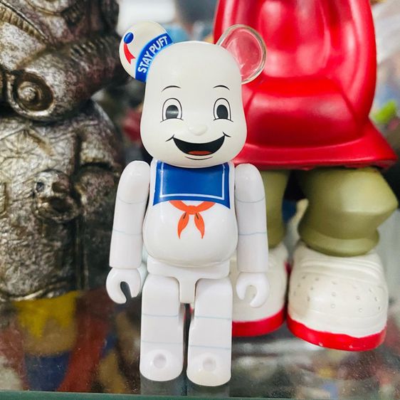 แบบริค ปล่อยของเล่นสะสม Bearbrick Series33 SF Marshmallow Man from the Ghostbusters Bearbrick 100 เปอร์เซ็นต์ รูปที่ 1