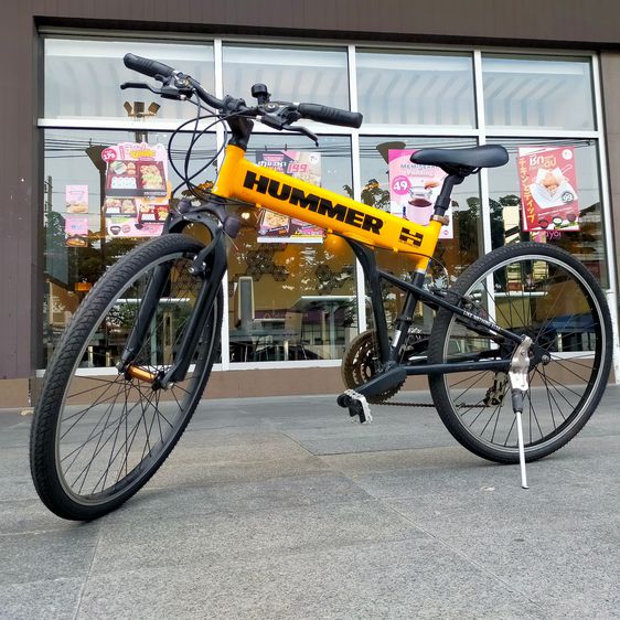 จักรยานเสือภูเขา มือสอง จากญี่ปุ่น Hummer เฟรมอลู ทรงรี สีเหลือง เกียร์ชิมาโน 21 สปีด ยาง26 นี้ว ทรงสปอร์ตสไตล์ ดุดัน มือสอง จากญี่ปุ่น ราคา รูปที่ 8