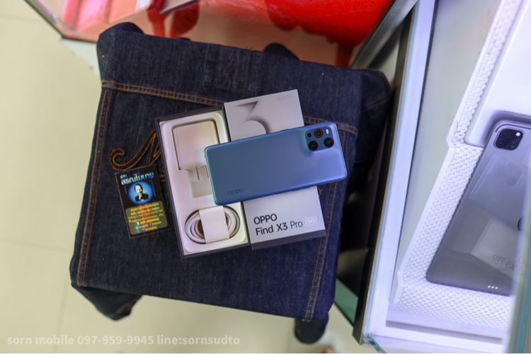 Oppo FineX3Pro (5G)💙 มีCard สีดำนะครับ รูปที่ 1