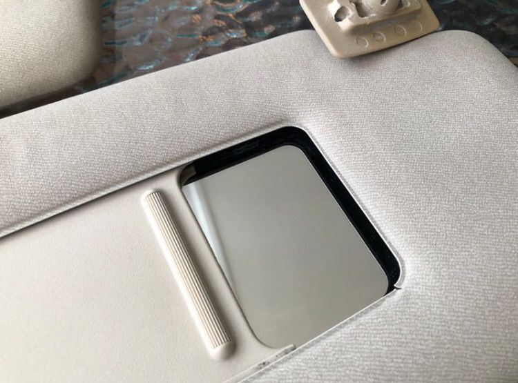 บังแดด Benz W123 รุ่นเก่า Classic สีครีม ของแท้ มือสอง สภาพดี รูปที่ 8