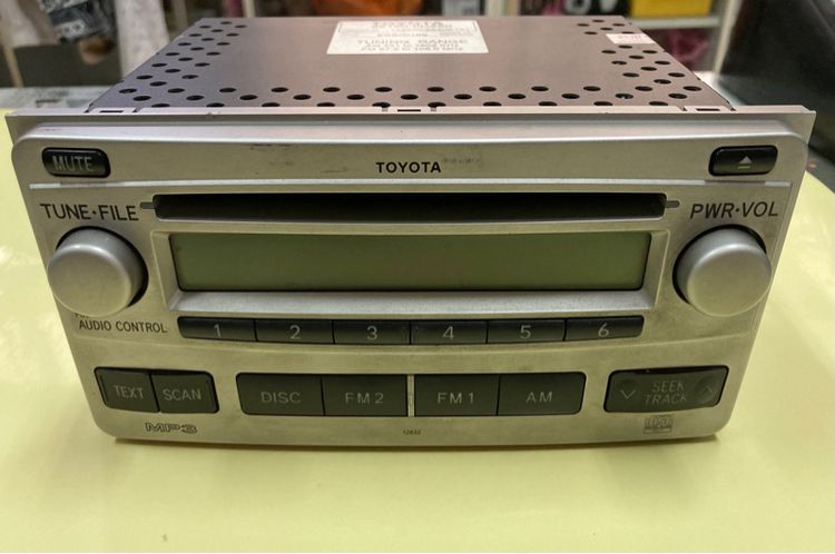 ขายวิทยุเดิม 2 ดินติดรถยนต์ TOYOTA รุ่น WISH 2.0 Q ปี 2004-2009 รูปที่ 1