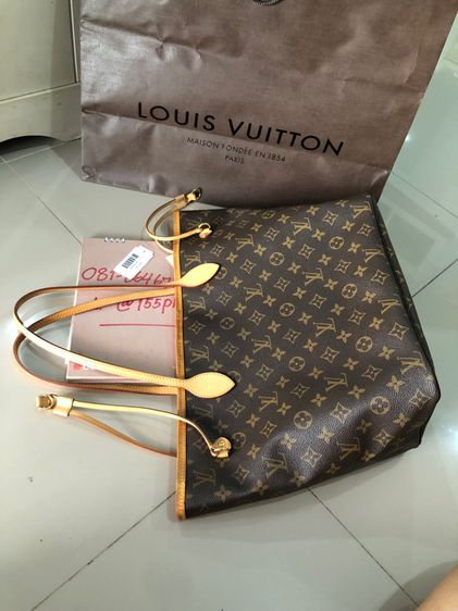 (sold out)กระเป๋าหลุยส์ Louis Vuitton Lv Neverfull Mm เดิม สวยแท้ถูก ด่วนเลย รูปที่ 2