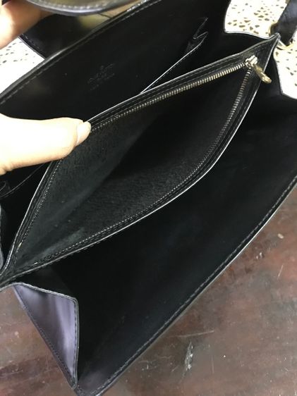 LOUIS VUITTON Black Epi Leather Capucine Bag แท้ 💯 รูปที่ 15