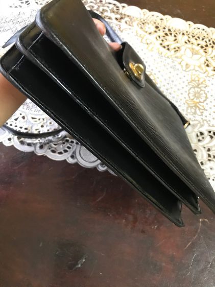 LOUIS VUITTON Black Epi Leather Capucine Bag แท้ 💯 รูปที่ 10