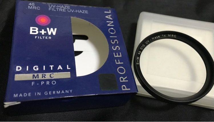 Filter B W 46 mm UV HAZE 010 F-PRO Filter - Brass Coated Made In Germany รูปที่ 1