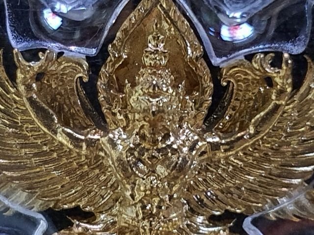 พระยาสุบรรณปักษี เนื้อทองฝาบาตร รุ่น"รวยมหาอำนาจ" รูปที่ 5