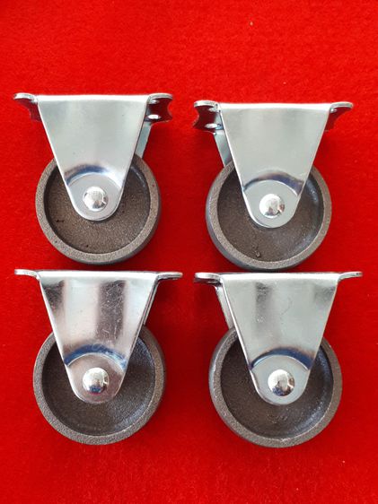 (71) ลูกล้อเหล็ก 2 นิ้ว Rhino ขาตาย 1 ชุด มี 4 ลูก รูปที่ 2