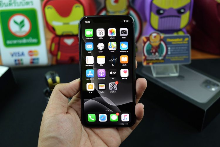 iPhone 11 Pro 256GB สีเทาดำ ⚫สวยไร้รอย แบต92 ครบกล่อง เครื่องศูนย์TH รูปที่ 5