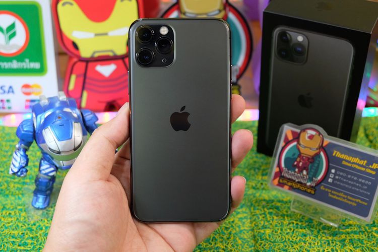 iPhone 11 Pro 64GB สีเทาดำ ⚫สวยไร้รอย แบต96 ครบกล่อง เครื่องศูนย์TH รูปที่ 10