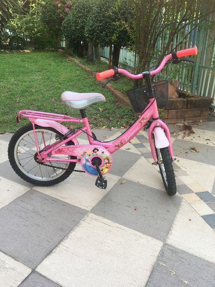จักรยานเด็ก Princess สีชมพู ขนาด 16นิ้ว  รูปที่ 1