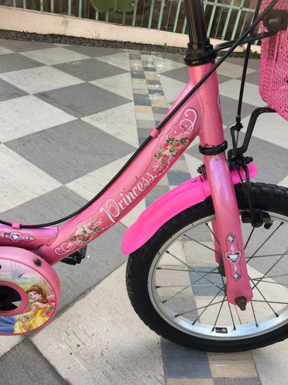 จักรยานเด็ก Princess สีชมพู ขนาด 16นิ้ว  รูปที่ 13