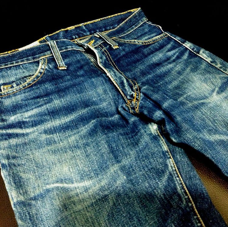 1960s Vintage Cone Mills denim  Jeans 32inc Made in USA รูปที่ 1