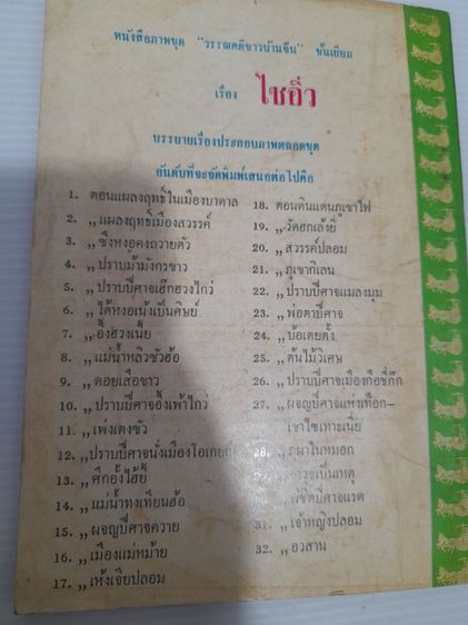 หนังสือการ์ตูน ไซอิ๋ว   พิมพ์เเรกปี พ.ศ.2505 รูปที่ 5