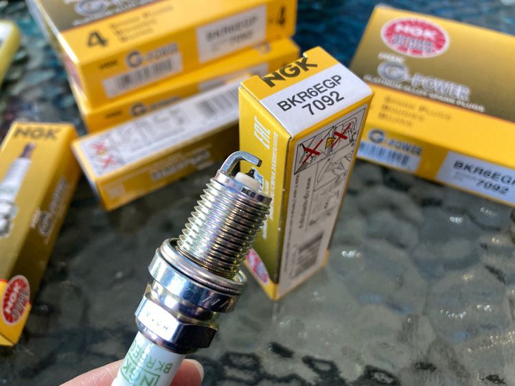 หัวเทียน NGK G Power 1 เขี้ยว Platinum Alloy Japan Part no. BKR6EGP รูปที่ 5