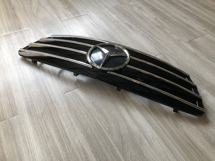 ชุดแต่ง กระจังหน้า ทรง AMG พร้อมดาวจมดำ Benz W203 กระจัง ดาวใหญ่ สำหรับ Benzตาถั่ว C180 C200 C230 C220 รูปที่ 4