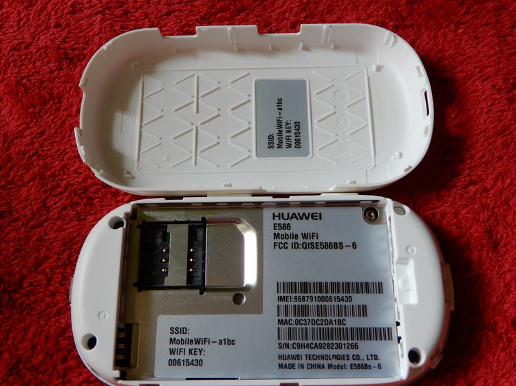 Huawei E586 3G Mobile HSPA+ 21Mbps UMTS WLAN MiFi Hotspot รูปที่ 3