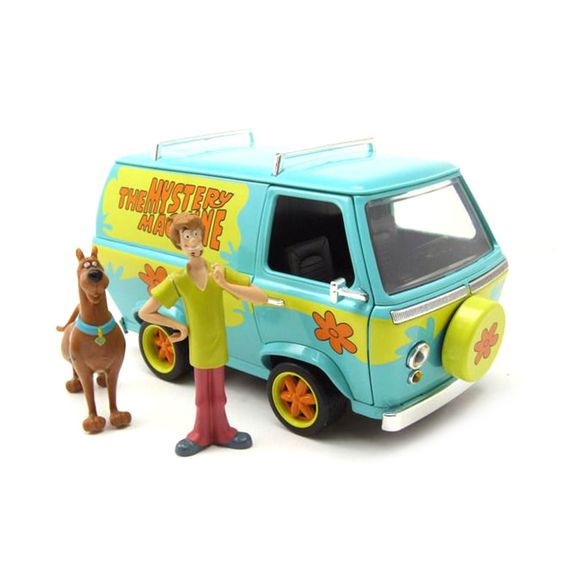 โมเดลรถเหล็ก Mystery Machine with Scooby Doo พร้อมตัวสกูบี้-ดู แบรนด์ Jada ขนาด 1 ต่อ 24 โมเดลรถจากภาพยนตร์ Figure CarModelBKK รูปที่ 7