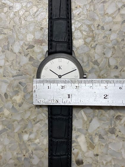 นาฬิกายี่ห้อ Calvin Klein (CK) สวิสเมด  ของแท้มือสอง เรือนบางสายเปลี่ยนใหม่ 1500฿ รูปที่ 8